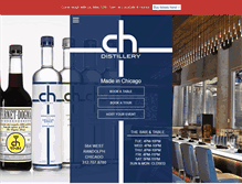 Tablet Screenshot of chdistillery.com